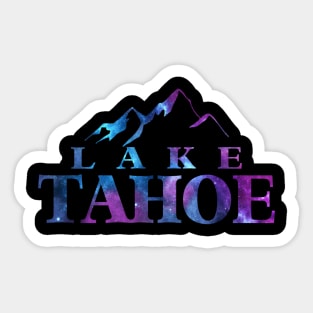 Starry Galaxy Lake Tahoe Sticker